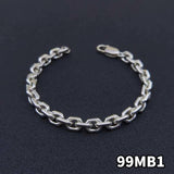 999 Silver Bracelet Chain 99MB1 足银手链