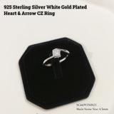 Diamonte Heart and Arrow Adjustable Ring