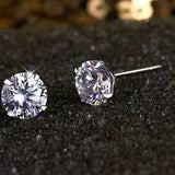 990 Silver Stud Earrings