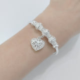 Filigree Heart Bangle