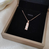Moonlit Bamboo Pendant Necklace Set