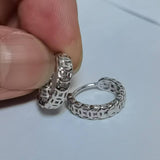 Prosperity Coin Hoop Earrings