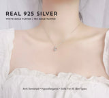 Crown Heart-Shaped Diamond Necklace Set