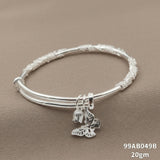 999 Floral Adjustable Bangle