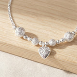 Ice Beads Hearte Bracelet