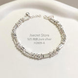 Bamboo Diamond Bead Bracelet