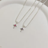 CZ Cross Pendant