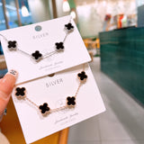Four Leaves Lucky Clovers Bracelets