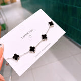 Four Leaves Lucky Clovers Bracelets