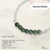 Beady Natural Jade Bracelet