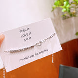 Heart-Shaped Duo Bracelets