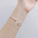 990 Silver Wealthy Bangle