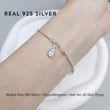 Sparkling Heart and Abacus Bracelet