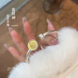 S999 Wealth Silver Open Bangle