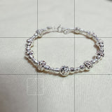 S925 Silver Bangle BG1811 纯银珠珠粒手镯