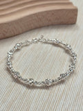 S925 Silver Bangle BG1811 纯银珠珠粒手镯