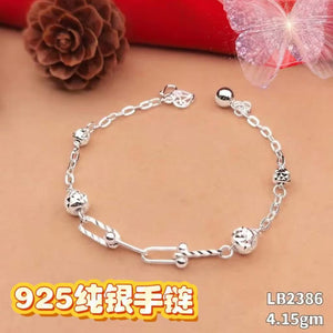 Twist Link 925 Bracelet