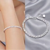 Aura Woven 999 Silver Bracelet
