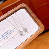 Celestial Crescent Star Necklace Set