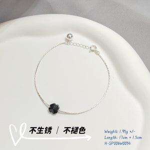 Swarovski Black Clovers Duo Bracelet