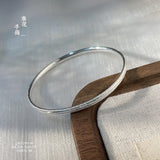 S999 Silver Open Bangle