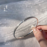 S999 Silver Open Bangle