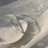 S999 Silver Open Bangle