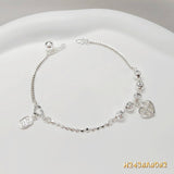 Sparkling Heart and Abacus Bracelet