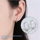 Infinity Huggies Hoop Earrings