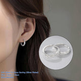 Frosty Huggies Hoop Earrings