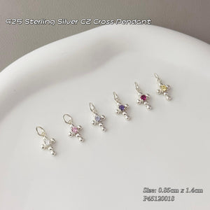 CZ Cross Pendant