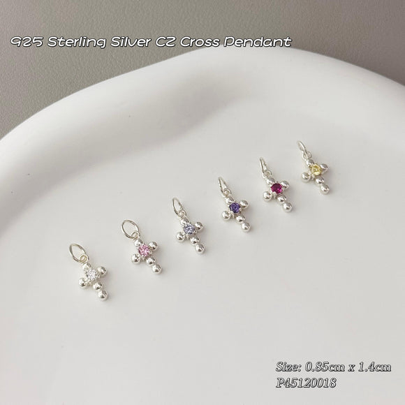 CZ Cross Pendant