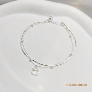 Hello Kitty Twin Bead and Bell Bracelet