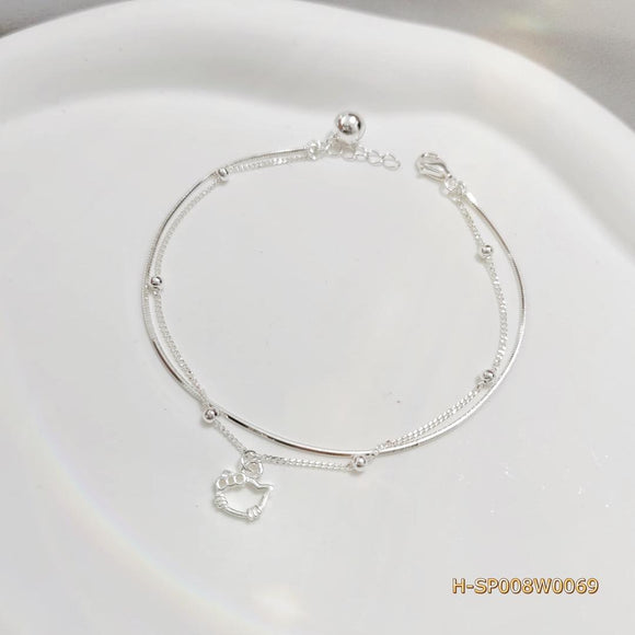 Hello Kitty Twin Bead and Bell Bracelet