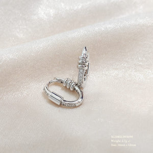 Sparkling Style Huggies Hoop Earrings