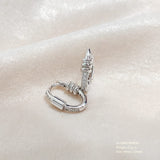 Sparkling Style Huggies Hoop Earrings