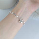Twinkle Heart Charm Bracelet