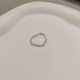 Soft Minimalist Double Ring