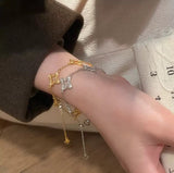 Lucky Four Leaf Clover Bracelet