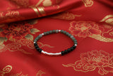 Oil Green Jadeite S999 Stretch Bracelet