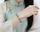 Natural Jadeite Clarity Bracelet