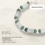 Natural Jadeite Clarity Bracelet