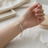 Bamboo Diamond Bead Bracelet