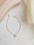 S925 Silver Movable Abacus Beads Heart Shape Bracelet LB14 心形生动算盘珠粒手链