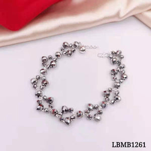 Black Crystal Bracelet LBMB1261 黑水晶手链