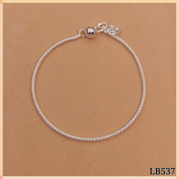 925 Silver Simple Design Bracelet LB537