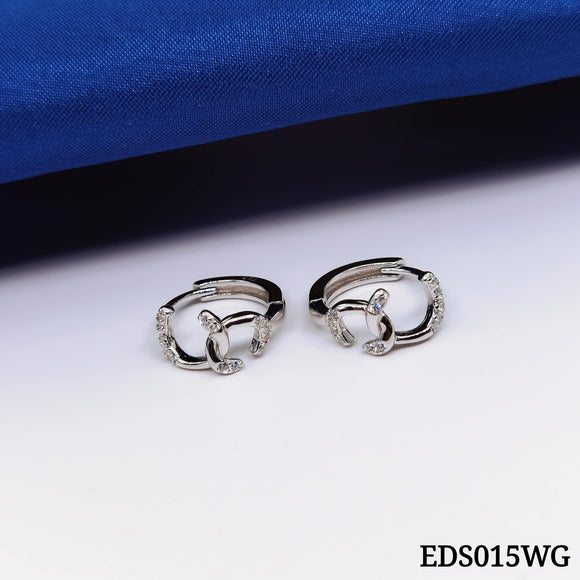 Huggie Stud Earrings EDS015WG