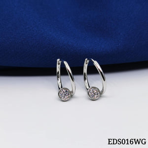 Huggie Stud Earrings EDS016WG