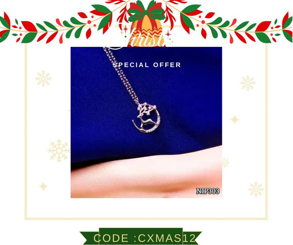 Necklace Set NIP303 Joy Deer