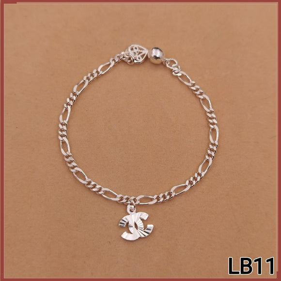 925 Silver Bracelet Double Classic Designs LB11